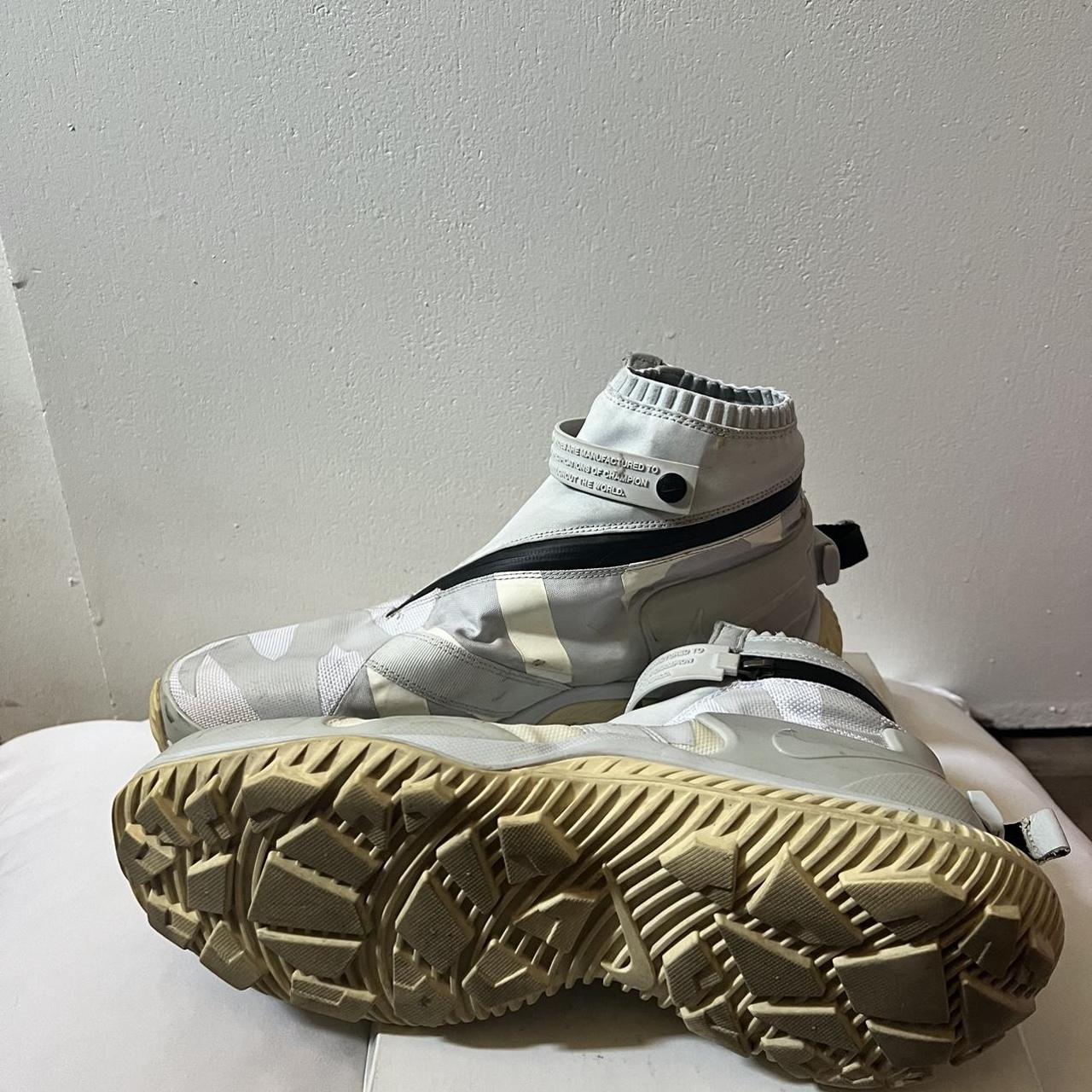 nike gaiter boot gyakusou white pure platinum