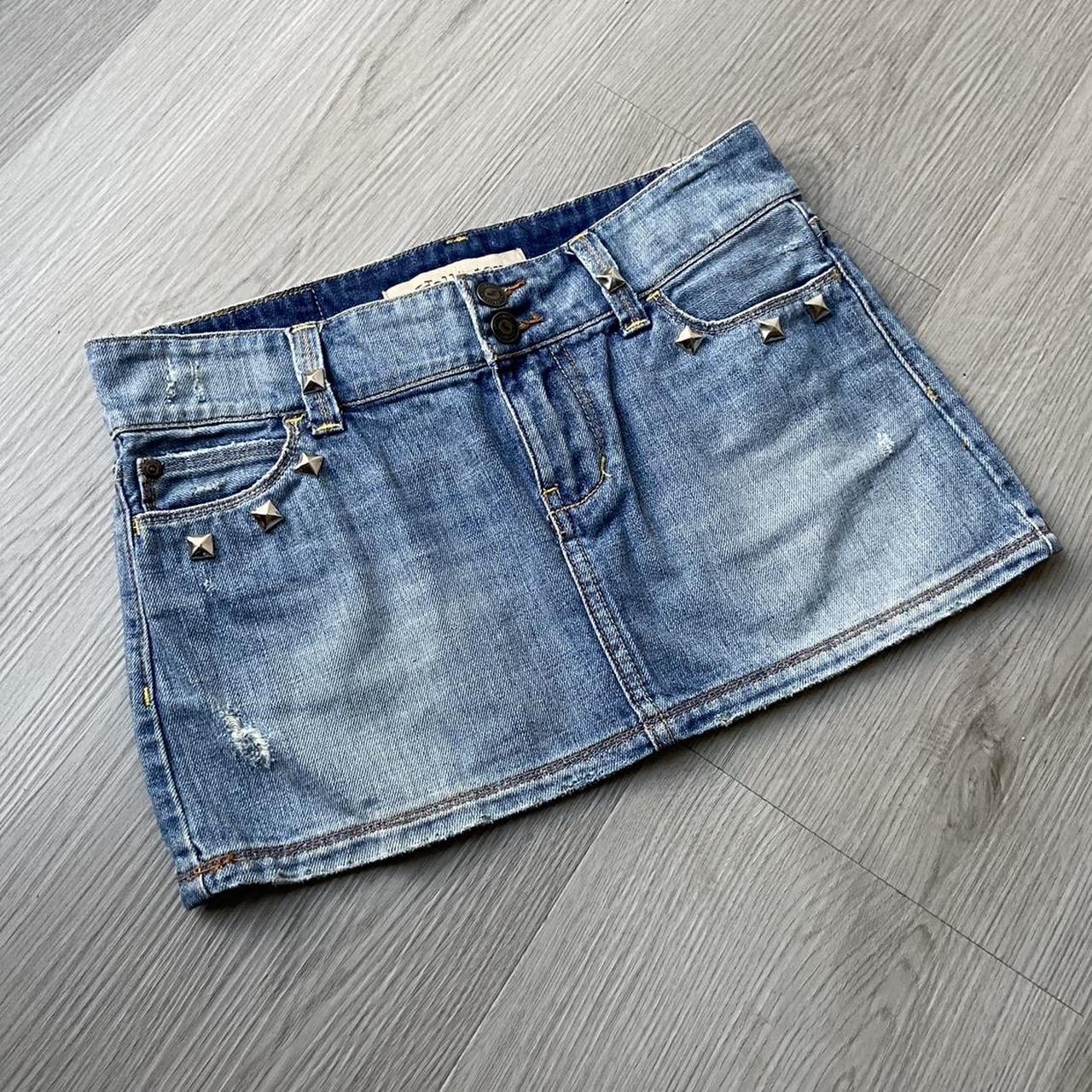 00’s Hollister Micro Mini ☠️ Studded beauty, tagged... Depop