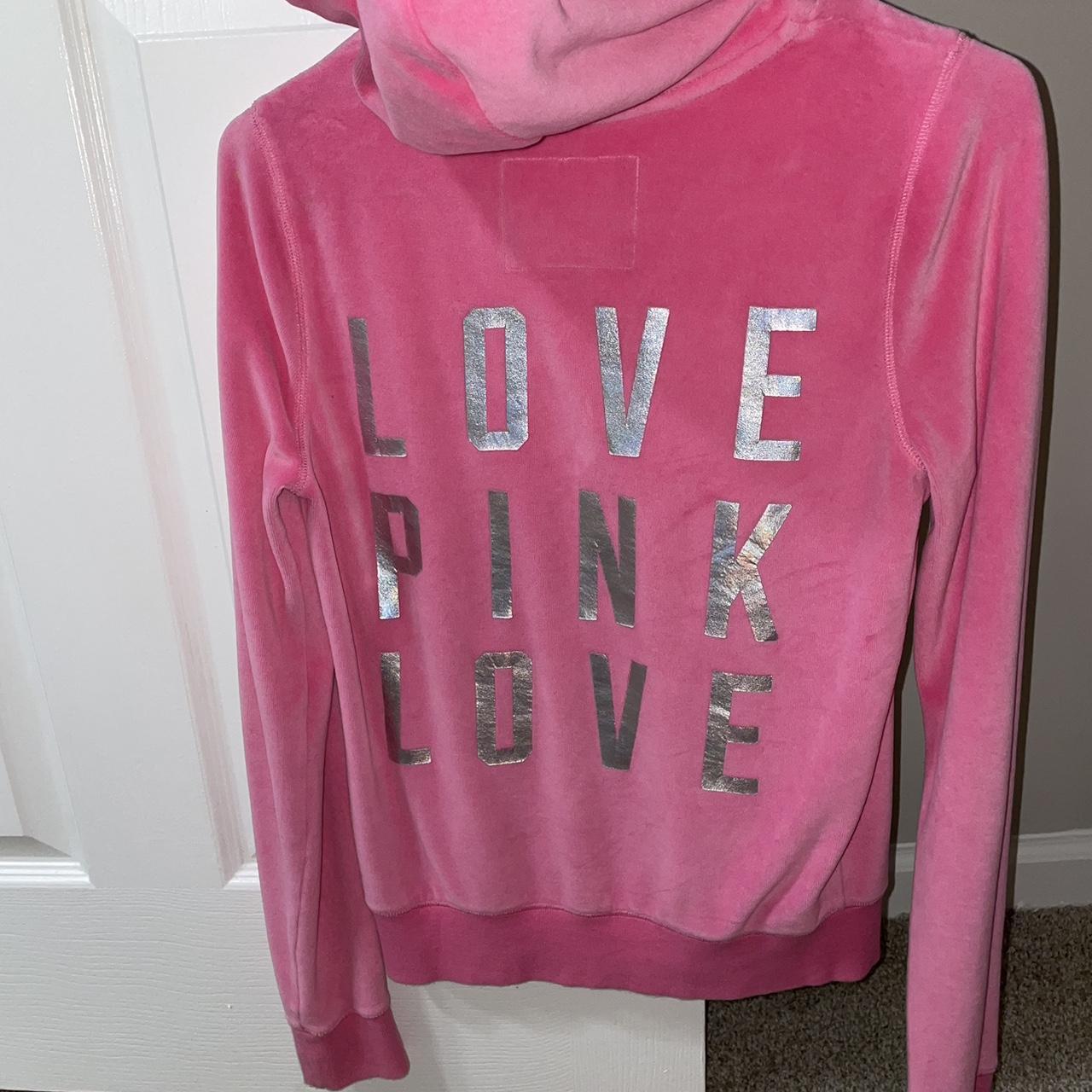 Victoria's Secret Women's Pink Jacket Depop