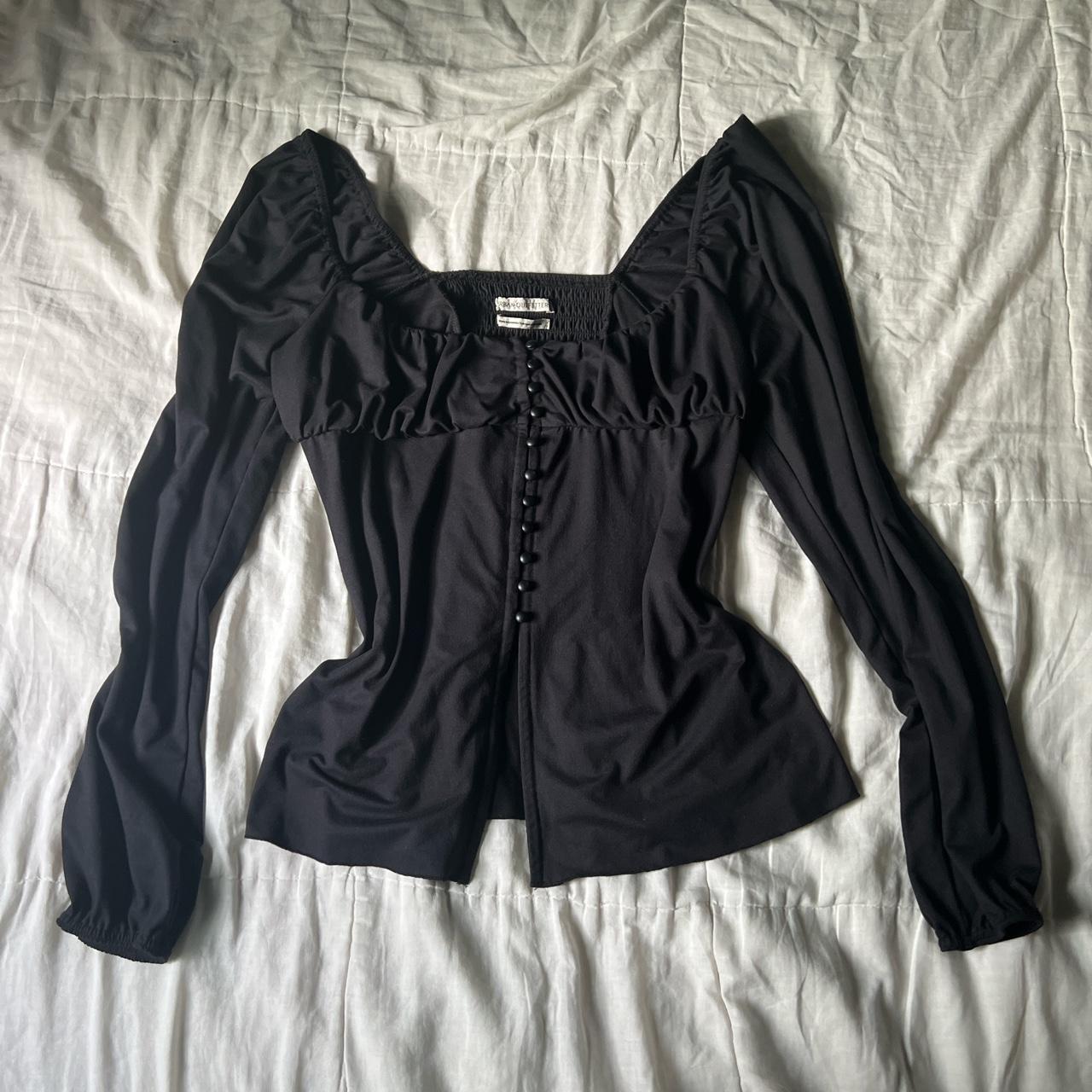 Urban Outfitters Women's Black Shirt Depop