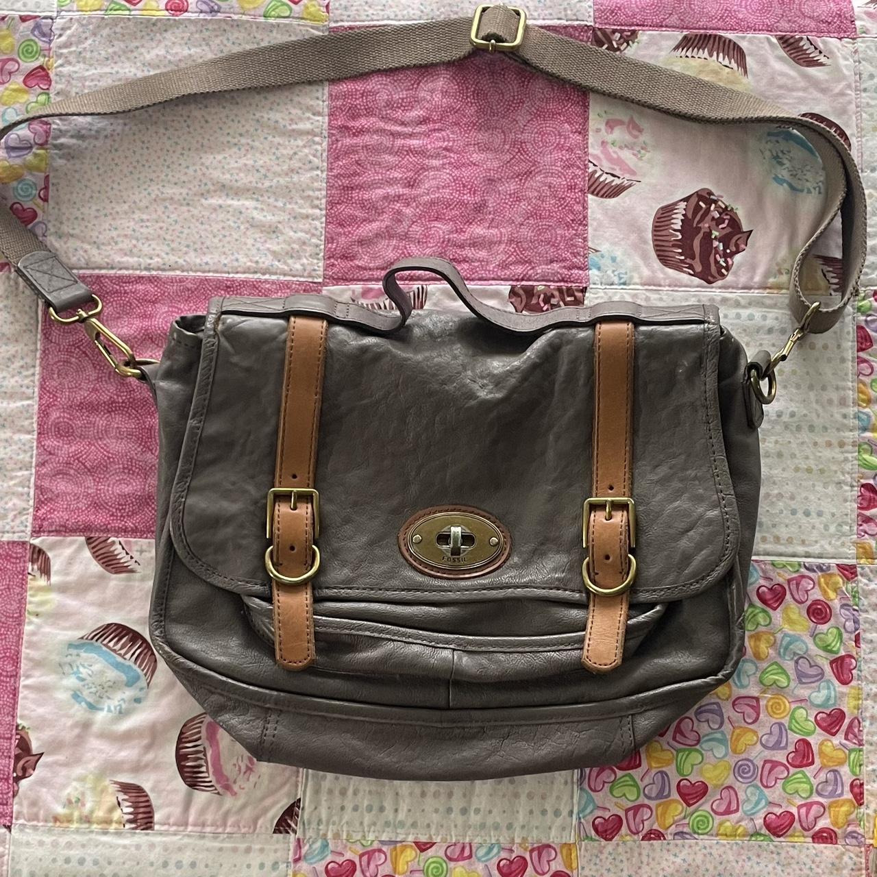 Fossil Women's Satchels - Silver/Grey – Fossil Gr… - image 1