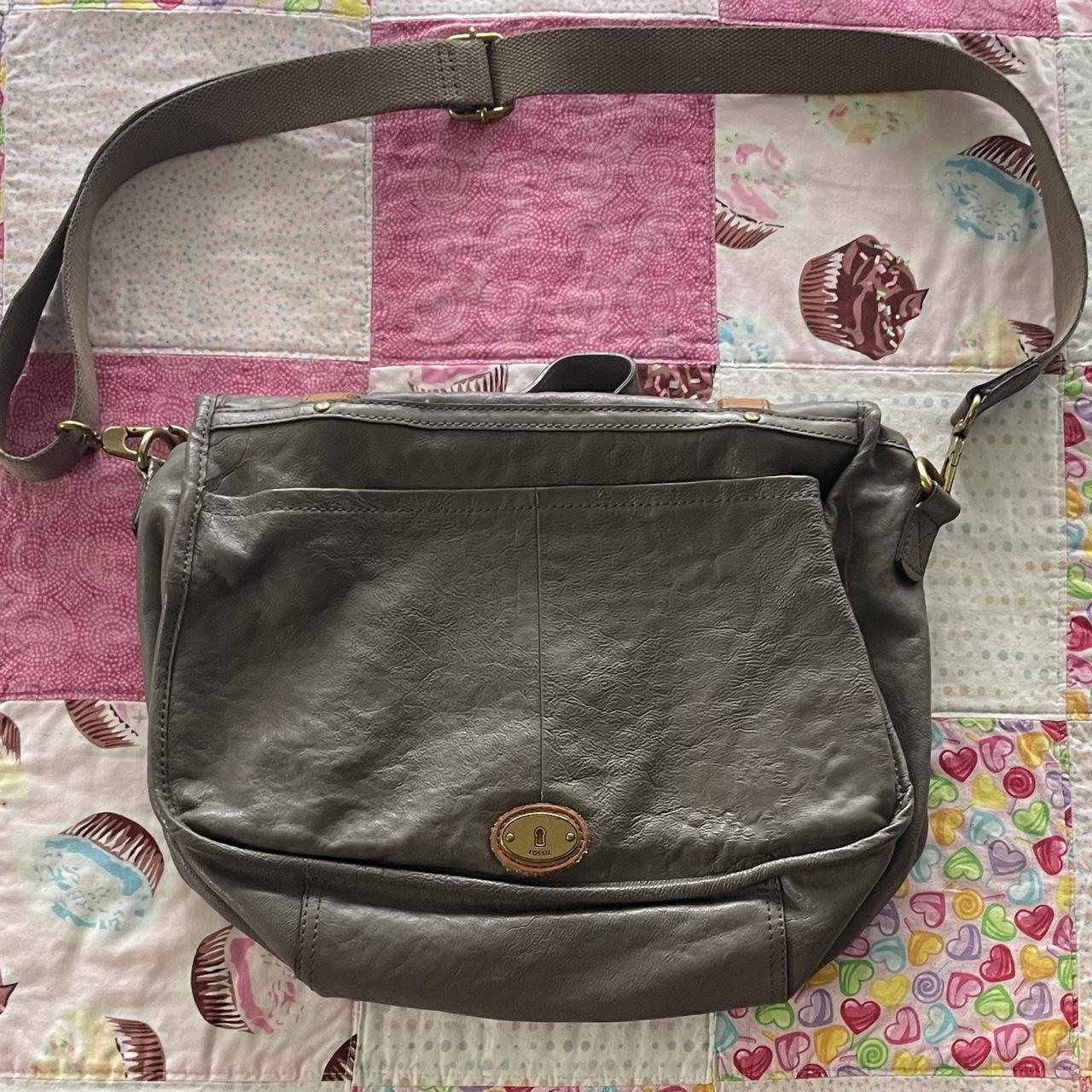 Fossil Women's Satchels - Silver/Grey – Fossil Gr… - image 2
