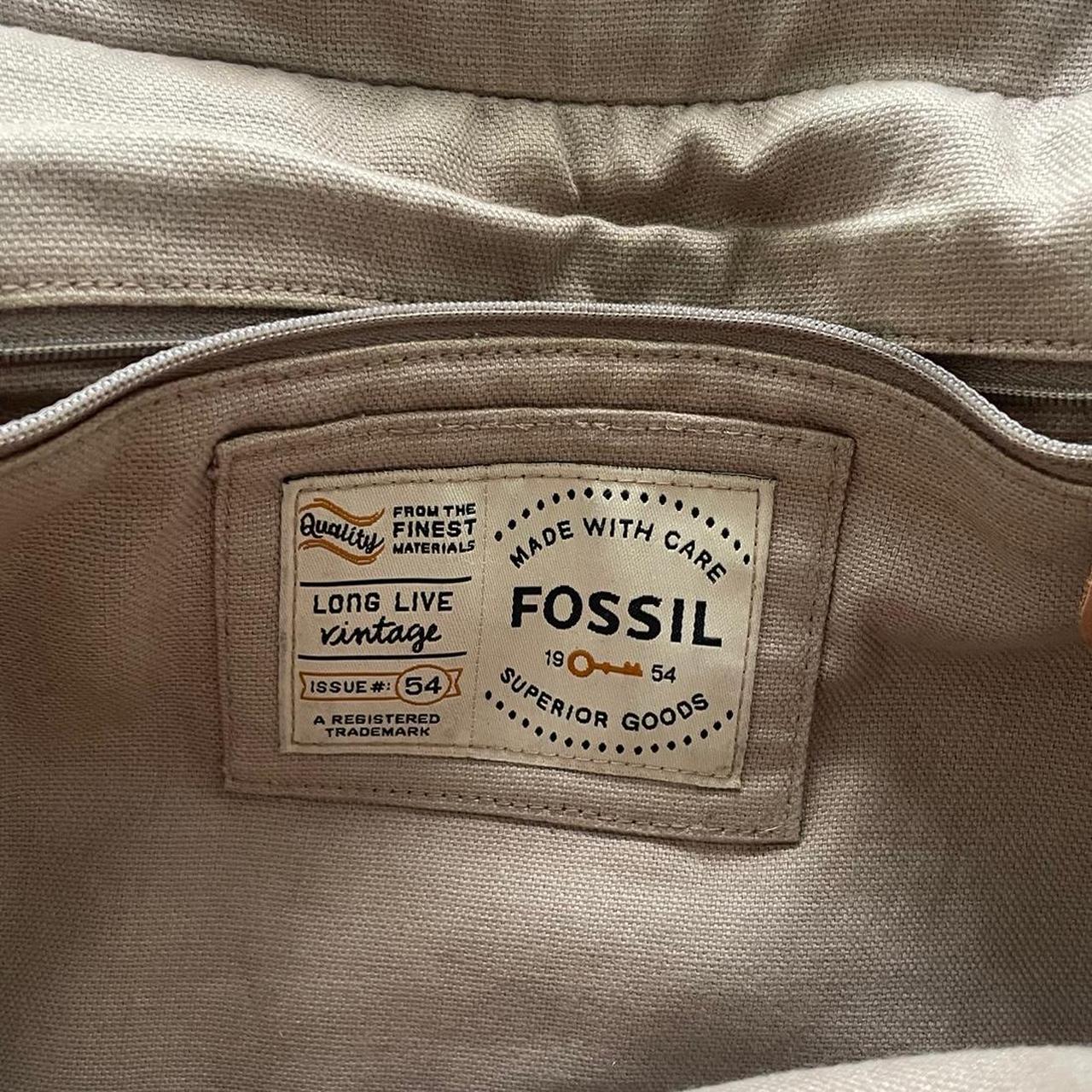 Fossil Women's Satchels - Silver/Grey – Fossil Gr… - image 5