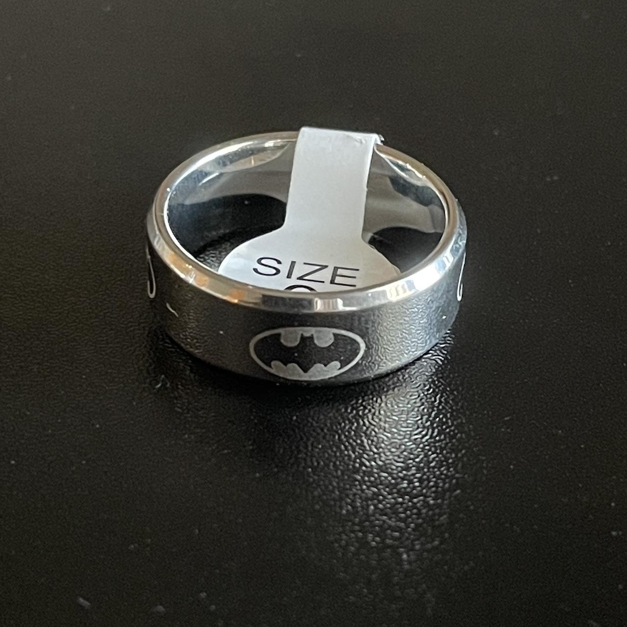 Silver 2025 batman ring