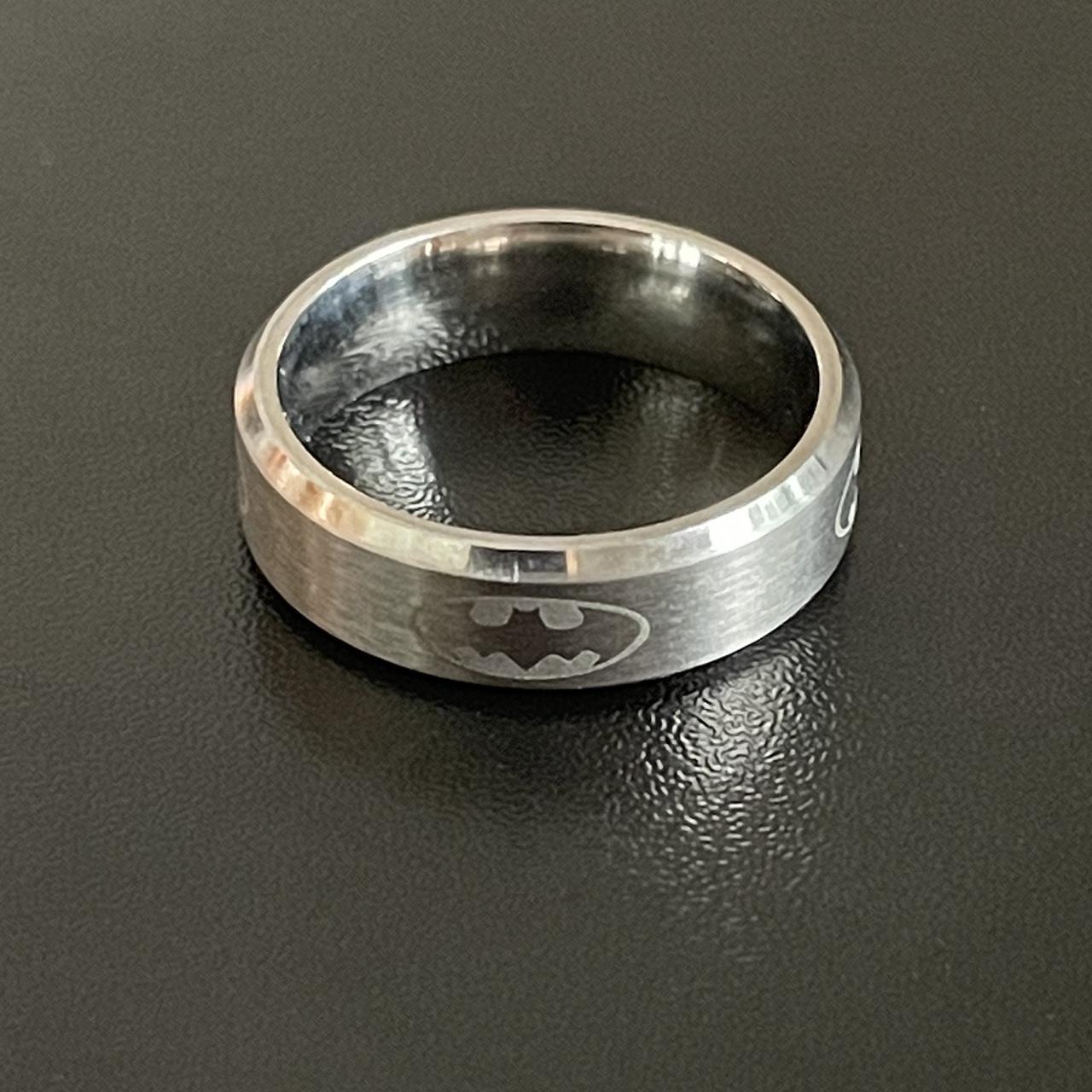 Silver 2025 batman ring