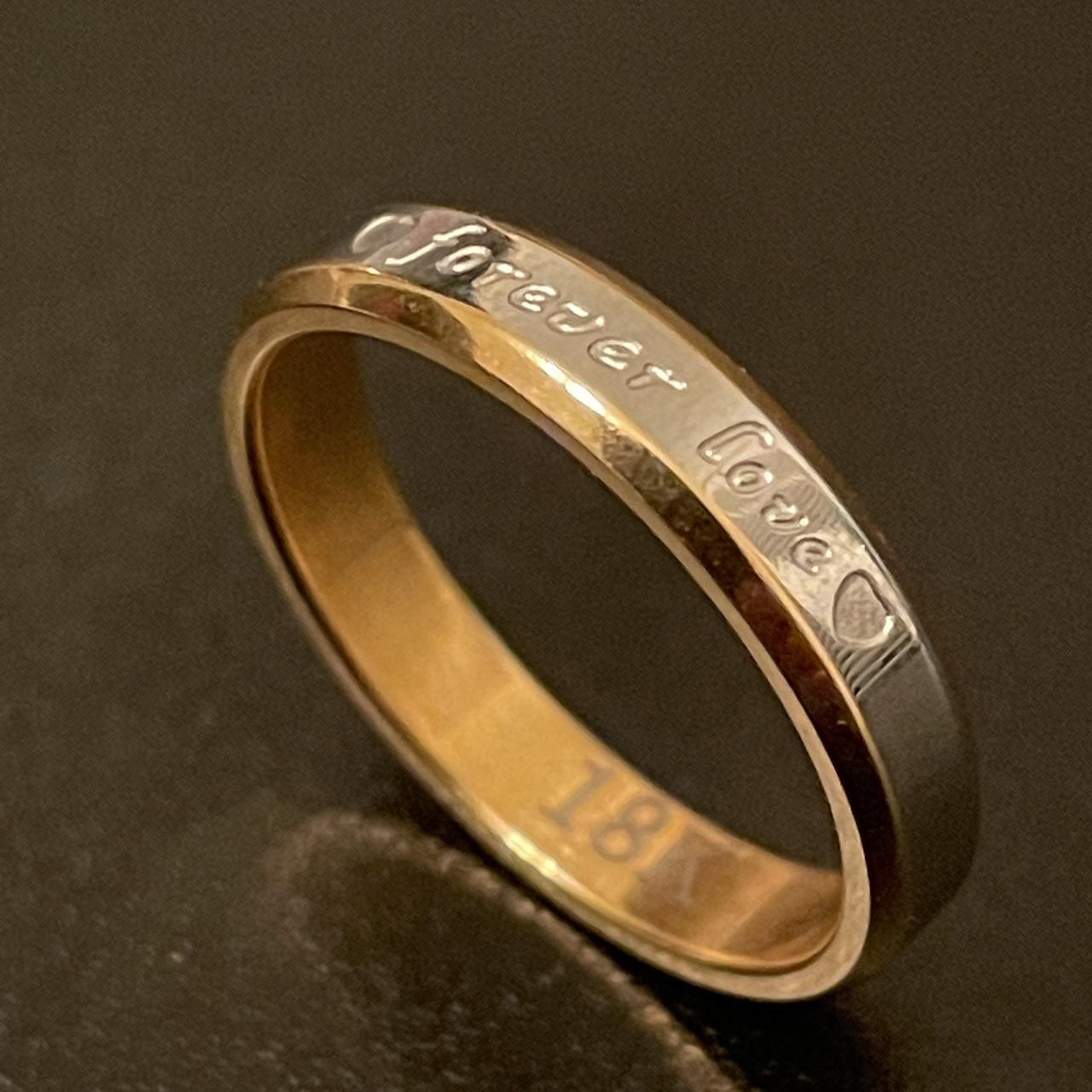 18k gold ring online forever love