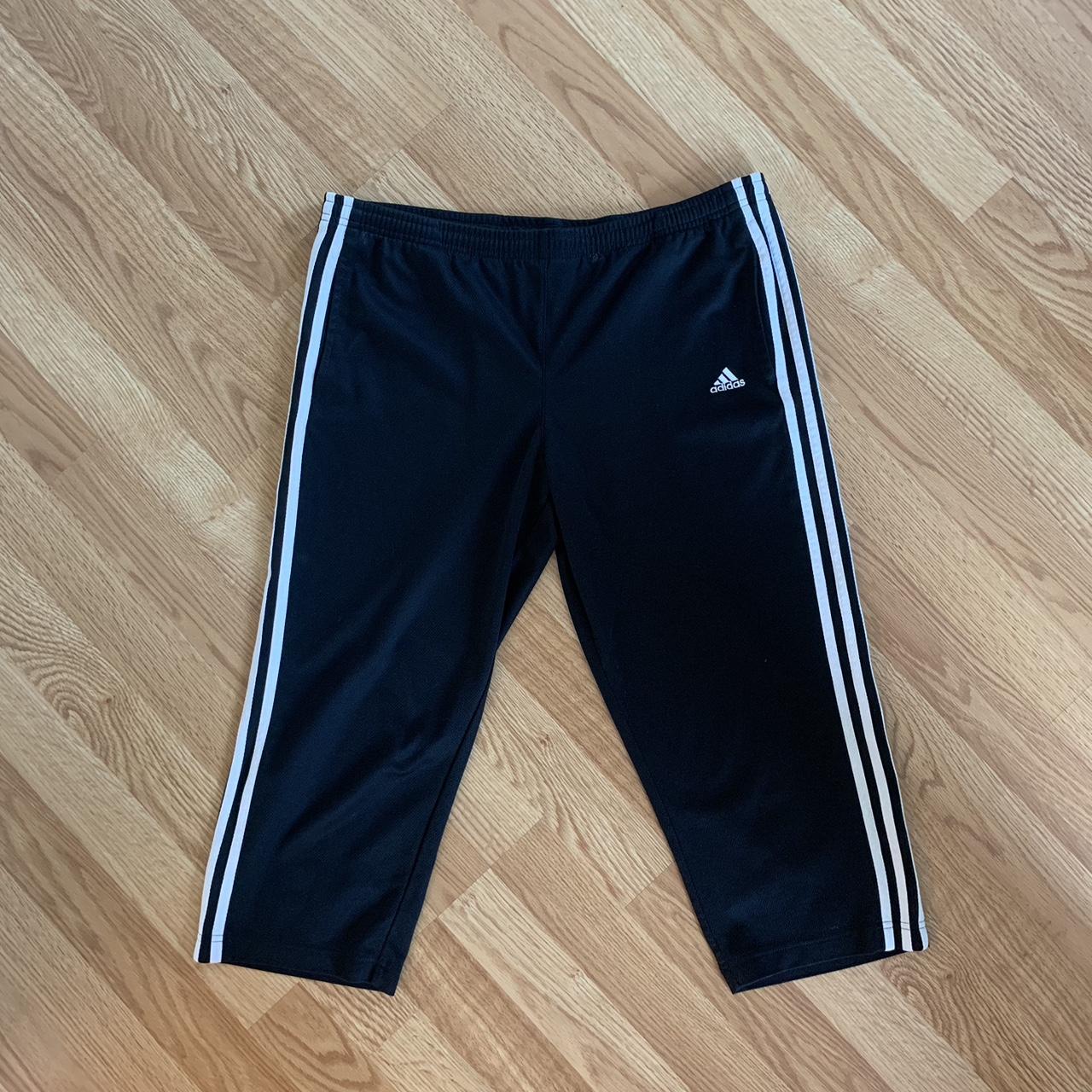 Adidas capri track pants size XL! Has an adjustable... Depop