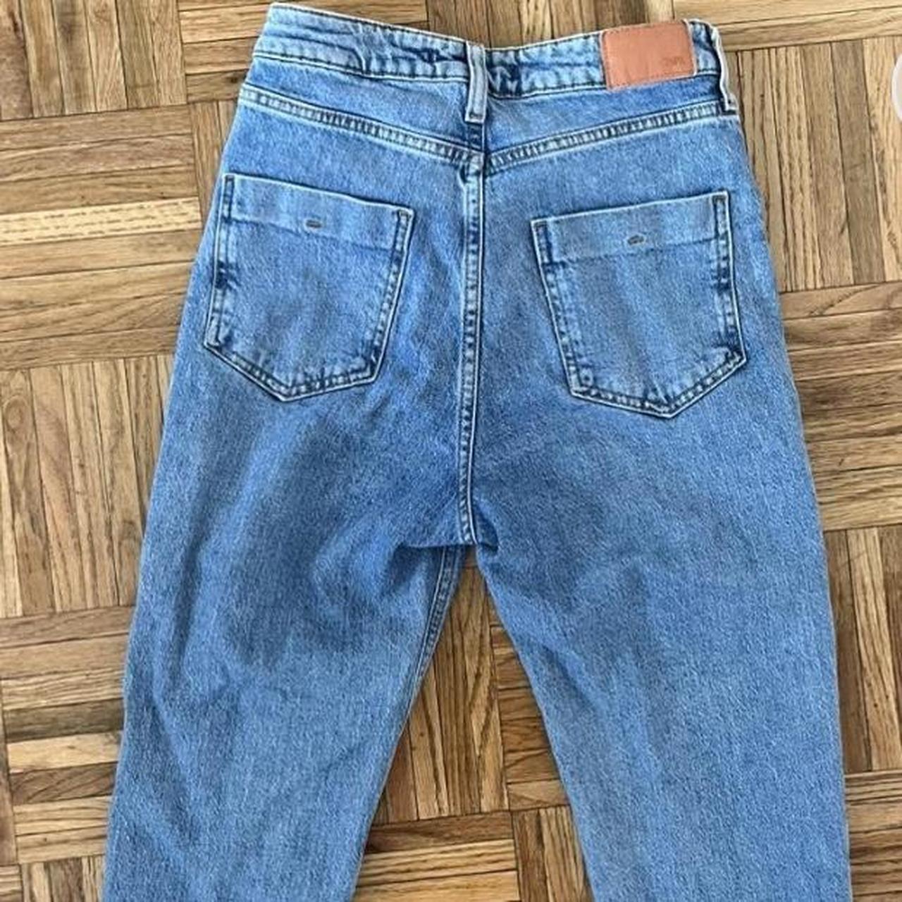 super cute zara straight leg jeans 💙 perfect for... Depop