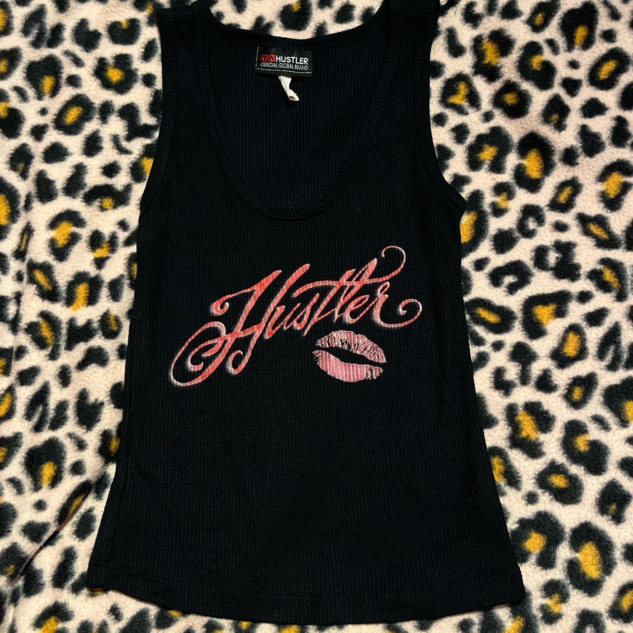 Women's Black and Pink Vest | Depop