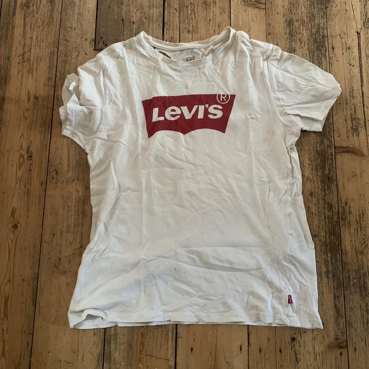 Basic Levi s shirt couple small holes and one big