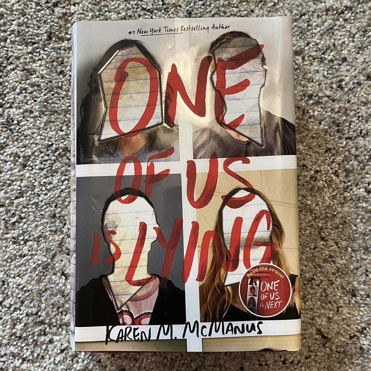 One of us is lying by Karen m. McManus hardback... - Depop