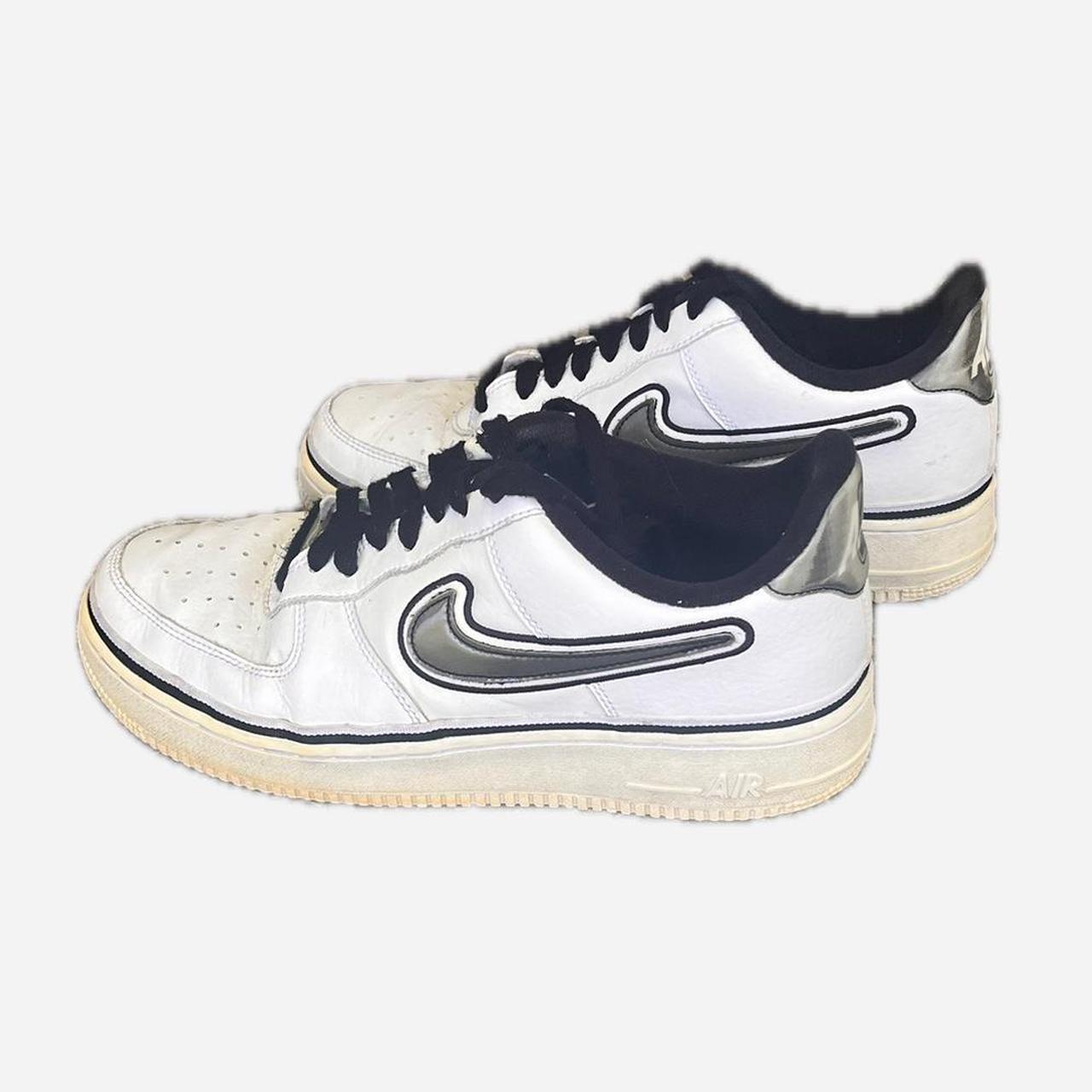 AF1 low sport nba white black White grey and. Depop