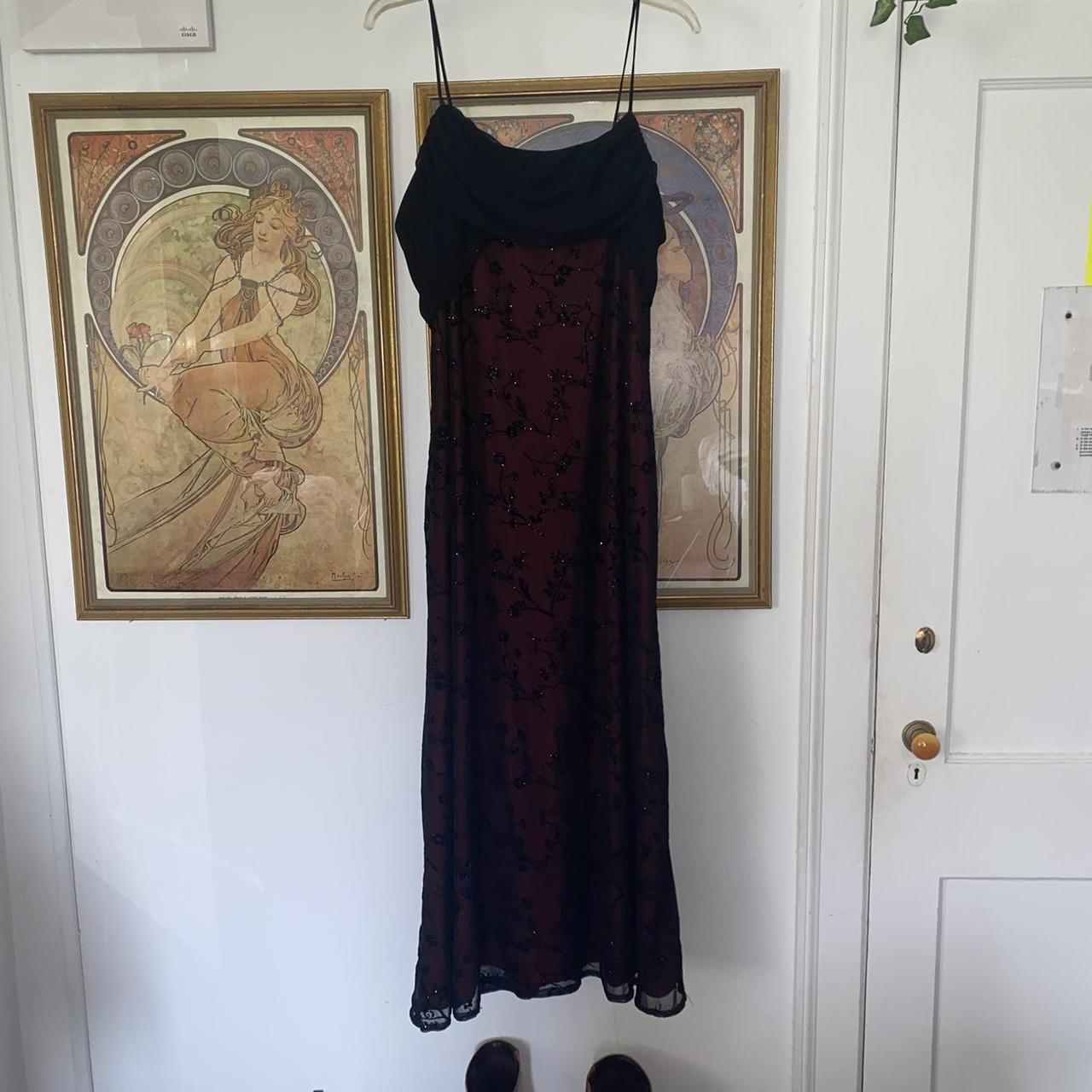 the most perfect goth 90s prom dress of my dreams !!... - Depop