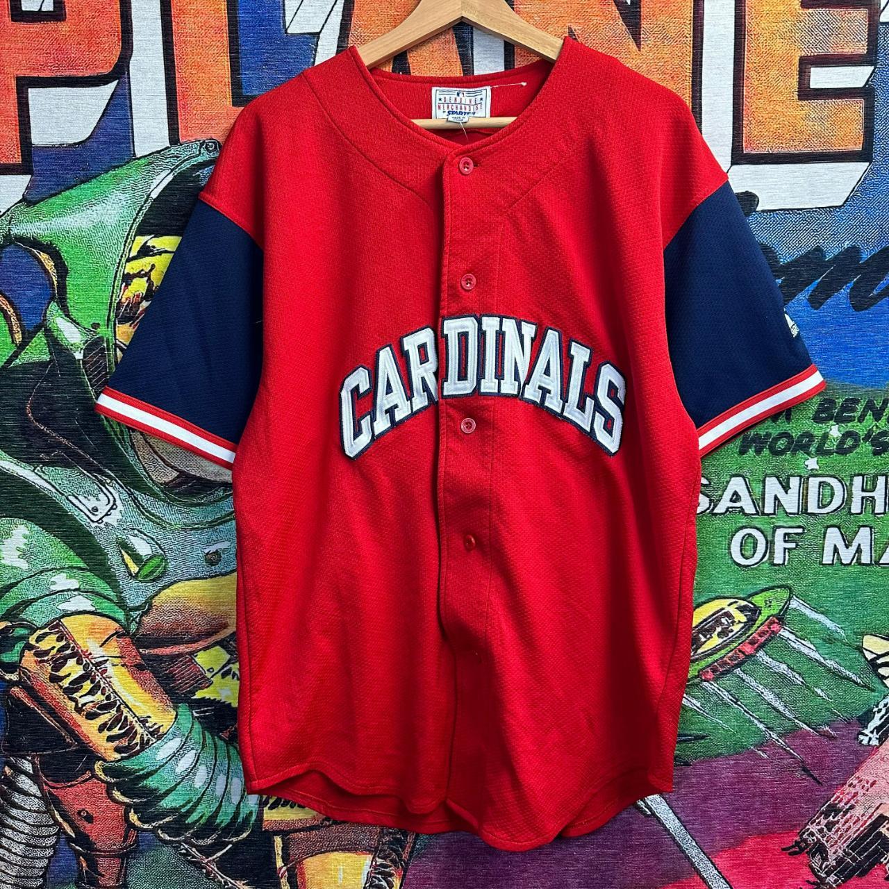 Vintage St Louis Cardinals Jersey Measurements Pit - Depop