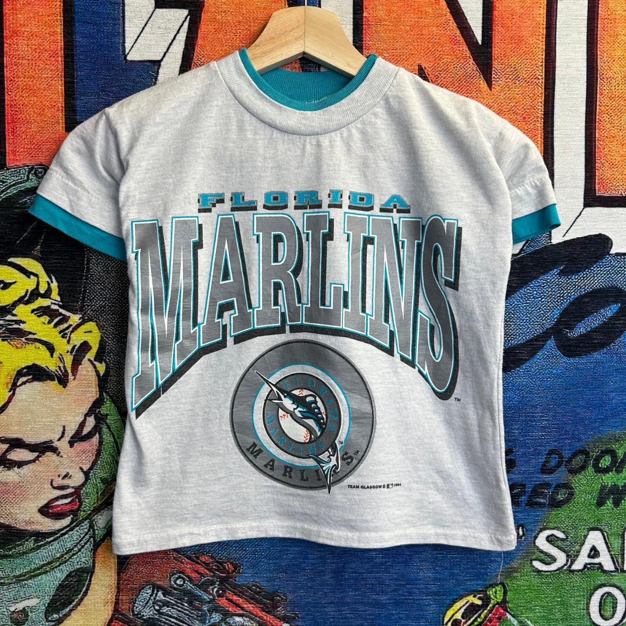 90s Mlb Florida Marlins Graphic T-shirt