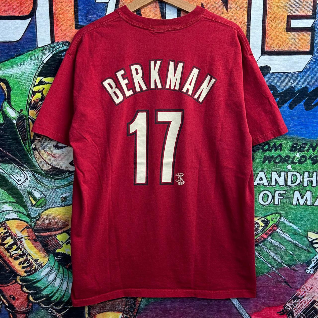 Vintage Essential Houston Astros Berkman T-shirt - Depop