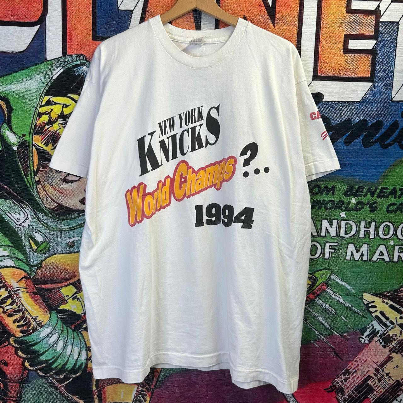 Vintage 90s New York Knicks 1994 NBA Finals T-shirt Mens Size 