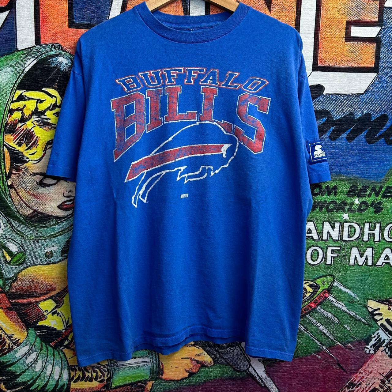 Vintage Buffalo Bills t-shirt Gildan Tee With 90s - Depop