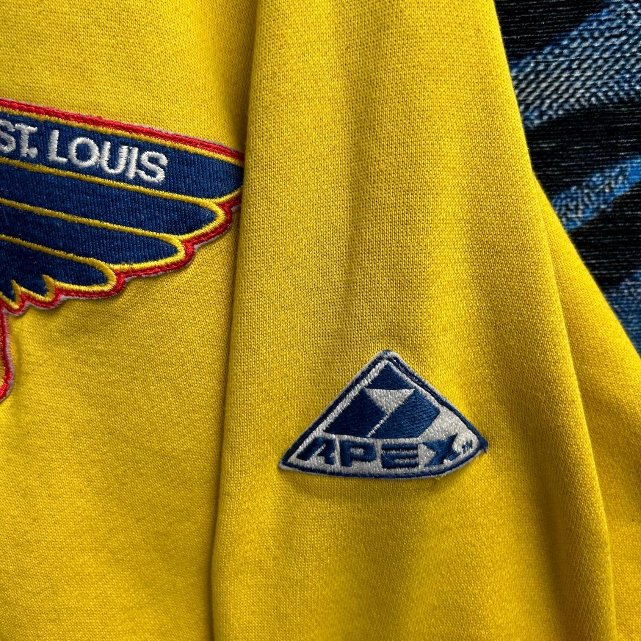 Vintage 90's St.Louis Blues Hockey Sweater Size - Depop