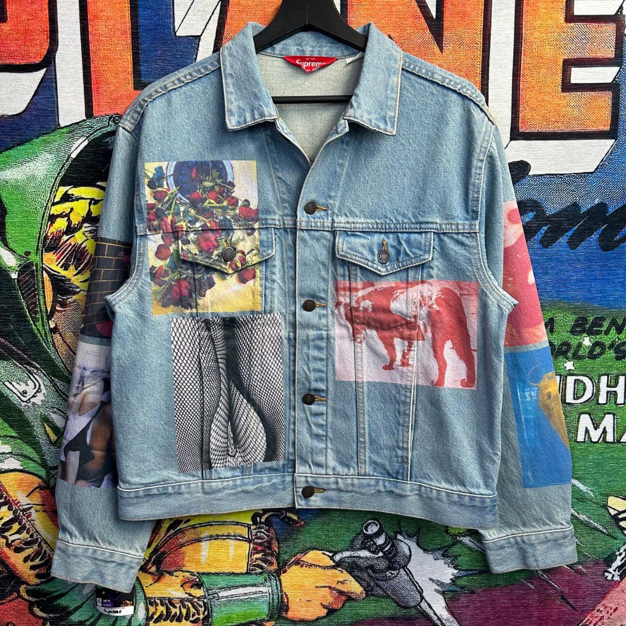 Brand New Supreme Daido Moriyama Denim Trucker... - Depop