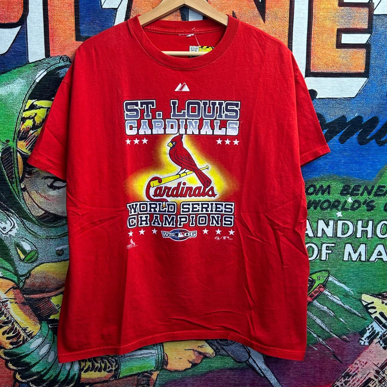 MLB Men's T-Shirt - Red - L