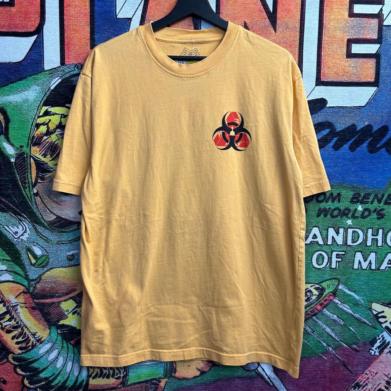 Palace Biohazard Orange Tee Size Large This Palace... - Depop