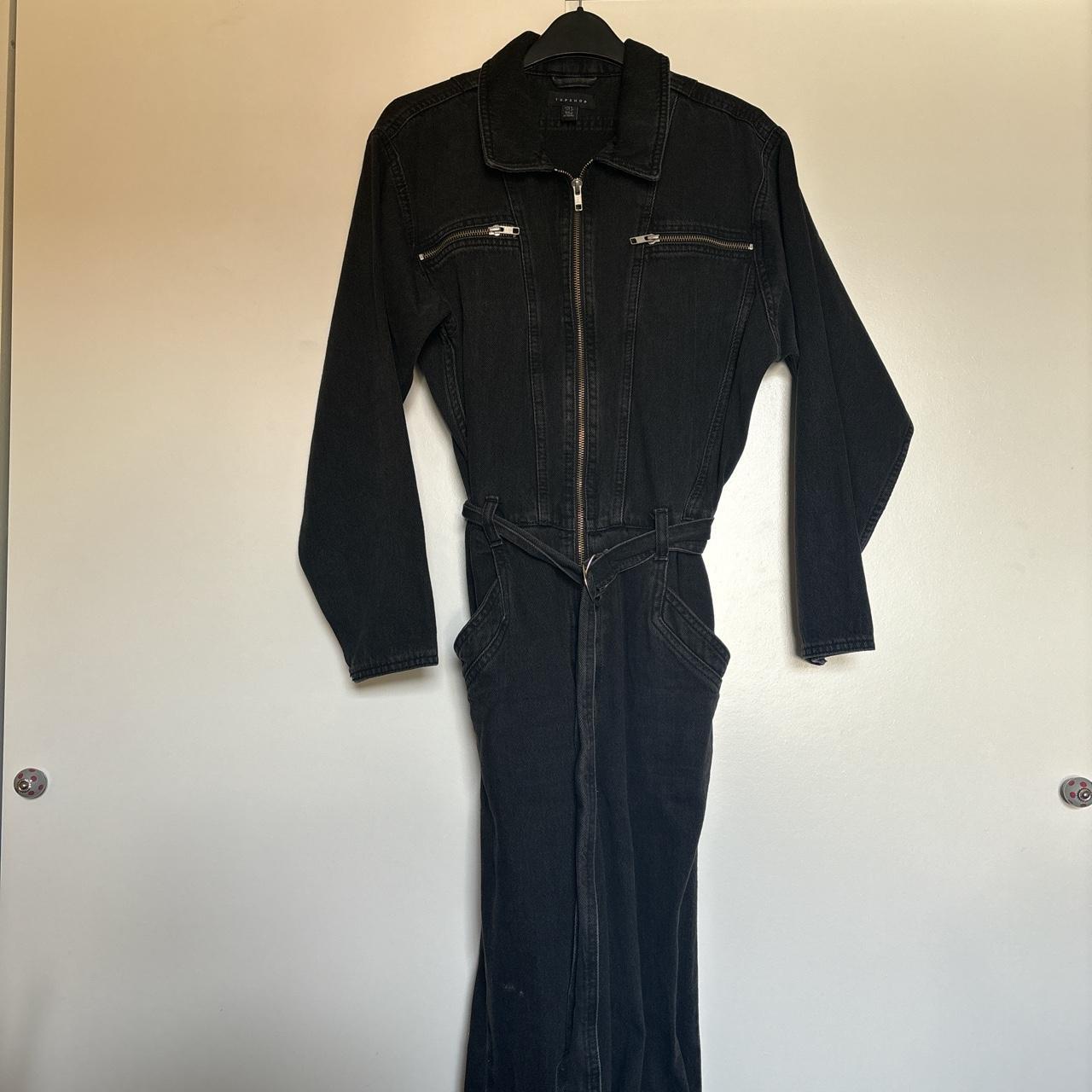 Topshop denim boiler suit Size Depop
