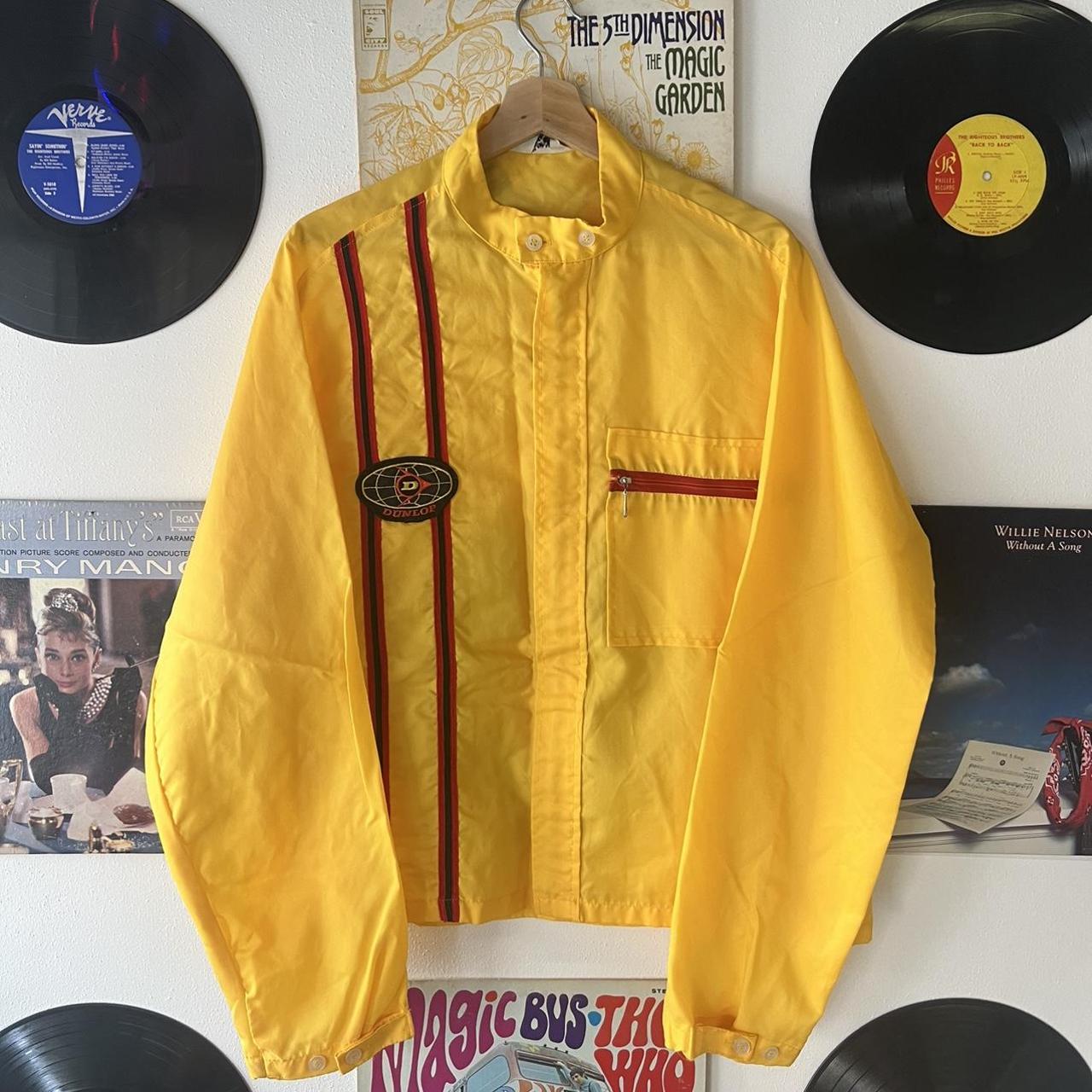 Men's Yellow and Red Jacket | Depop