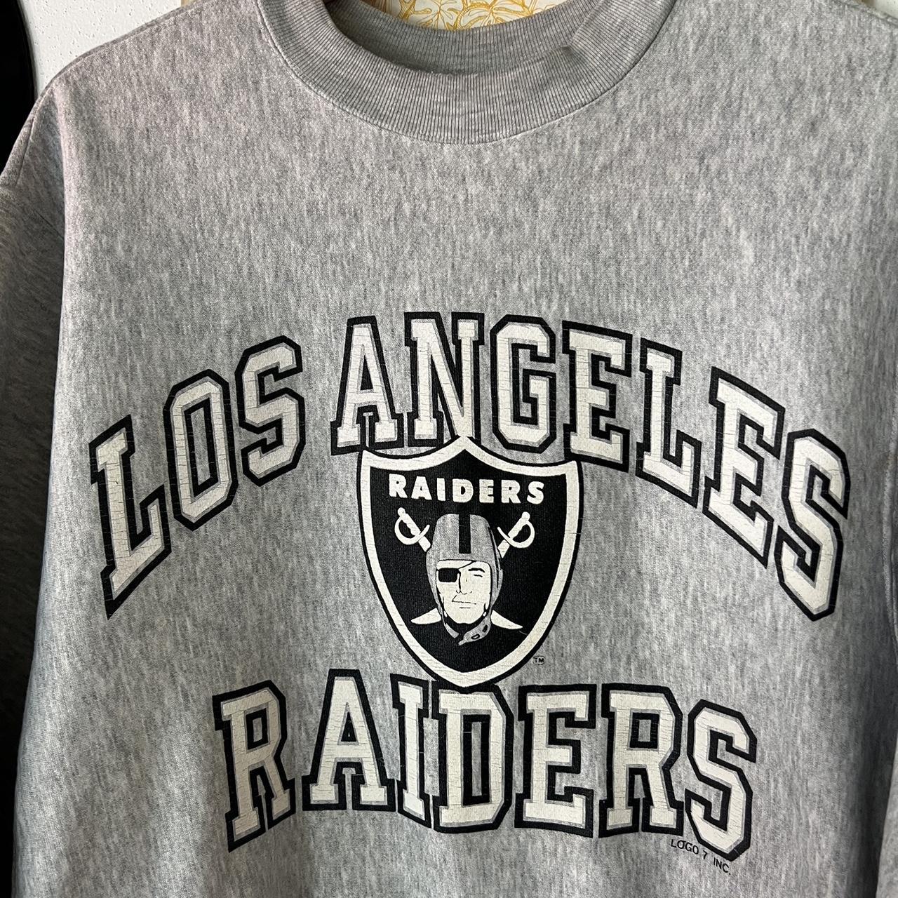 2002 AFC champions Oakland Raiders crewneck size - Depop