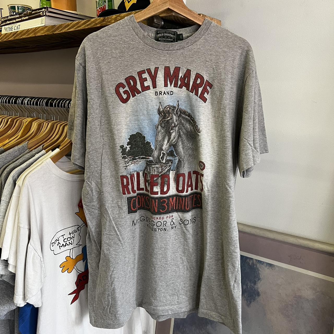 Vintage 90s Polo Country Grey Mare Rare Graphic...