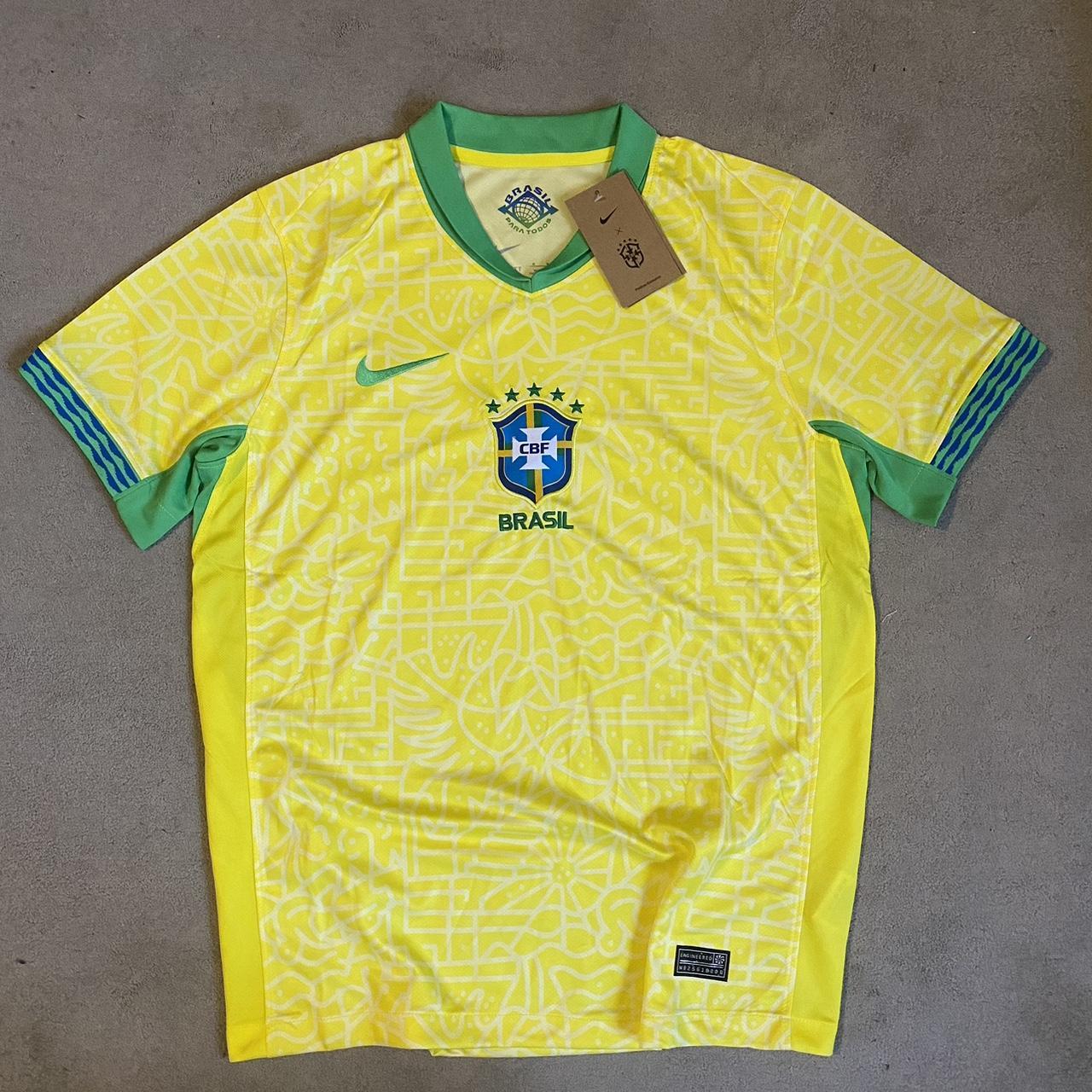 yellow and green nike shirt