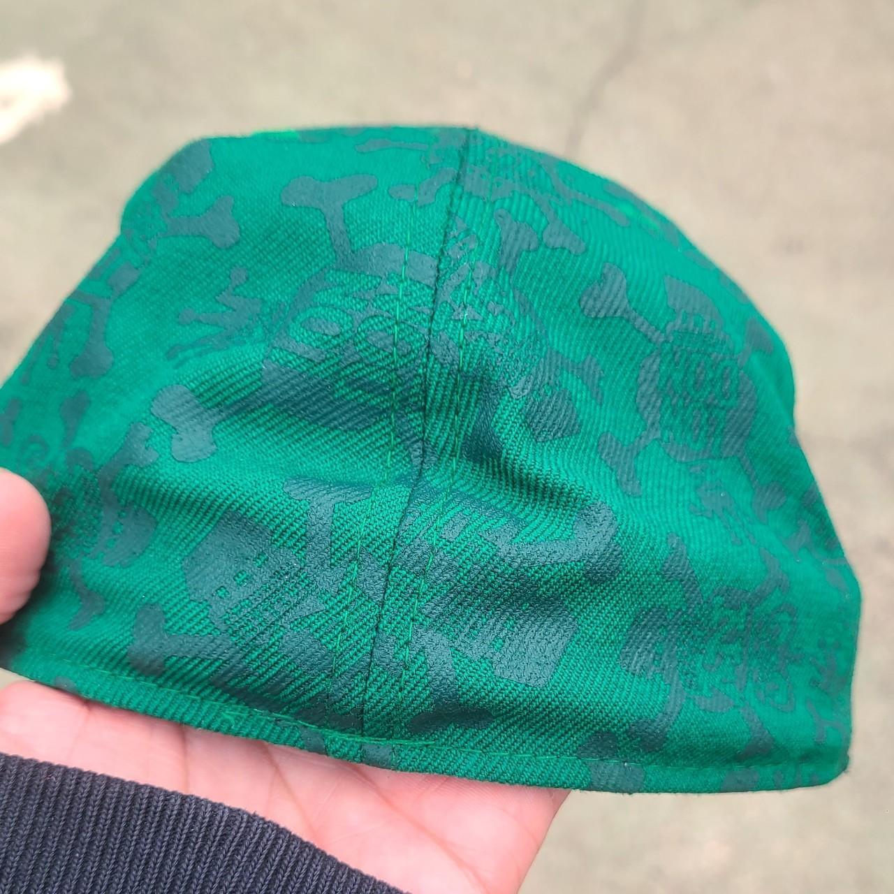 Stussy New Era Hat size 7 3/8 green - Depop