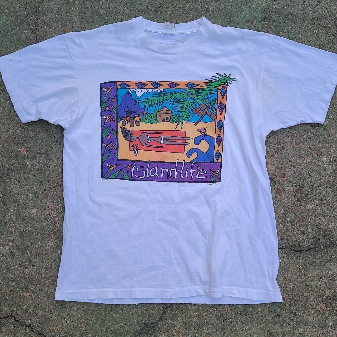 Vintage Island Life t shirt size XL