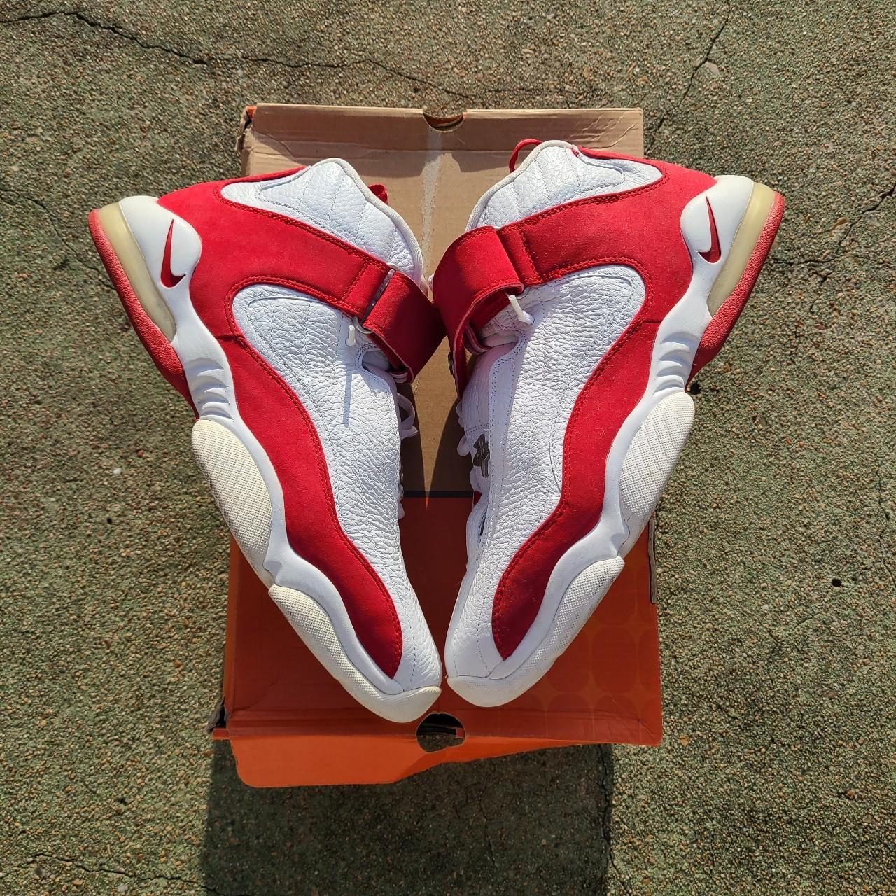 2006 NIKE AIR MAX PENNY IV WHITE RED BLACK Depop