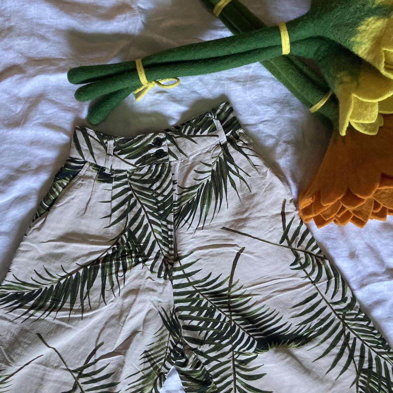 H&m palm tree clearance pants