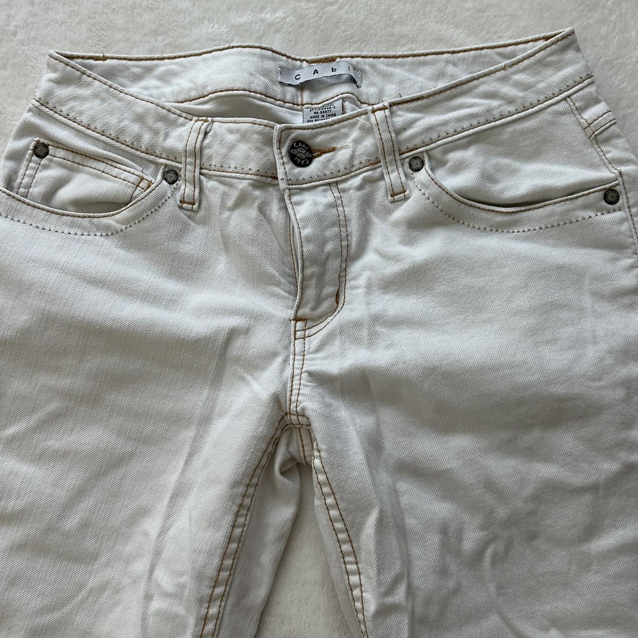 Cabi Women's White Jeans (2)