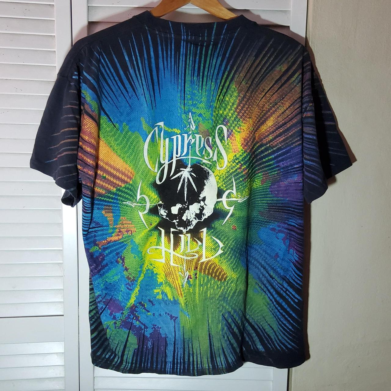 Rare vintage 1990s tye dye Cypress hill t shirt.... - Depop