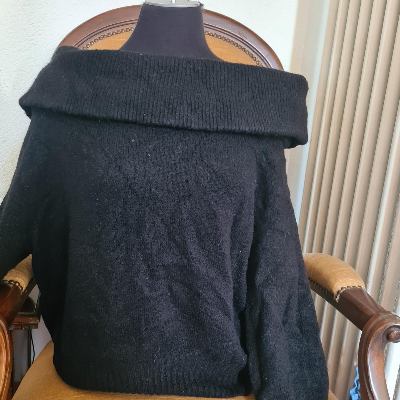 Off Shoulder Maglione Rosa H&m Pullover Maglione Lana H&m