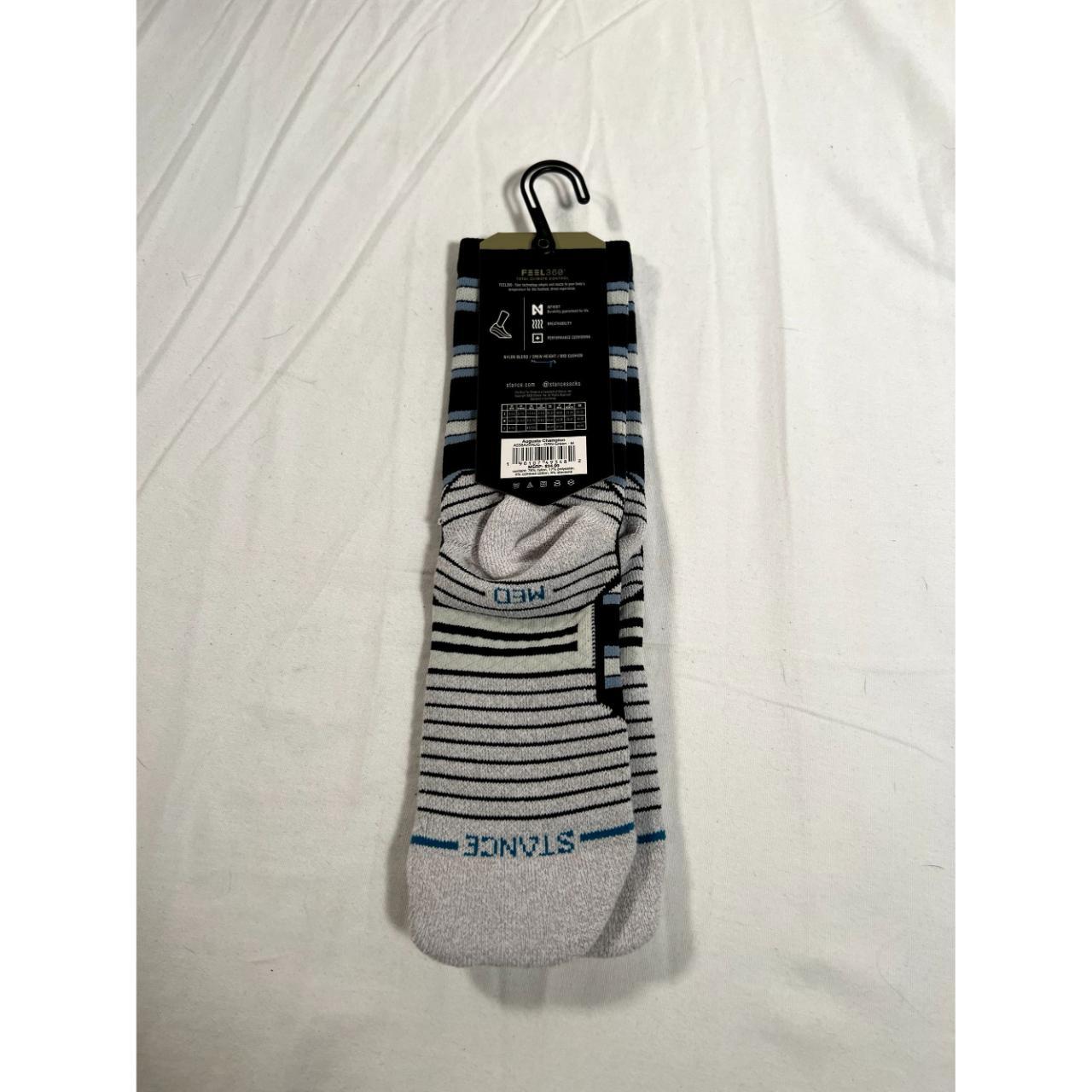 Stance Men's Grey and Blue Socks (3)