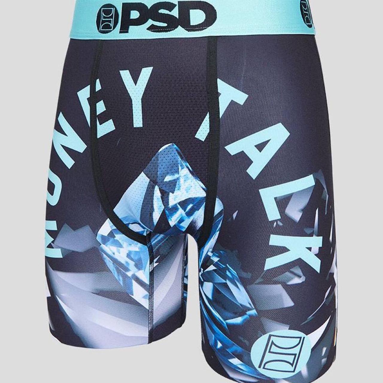 PSD Underwear Men's Black and Blue Boxers-and-briefs | Depop