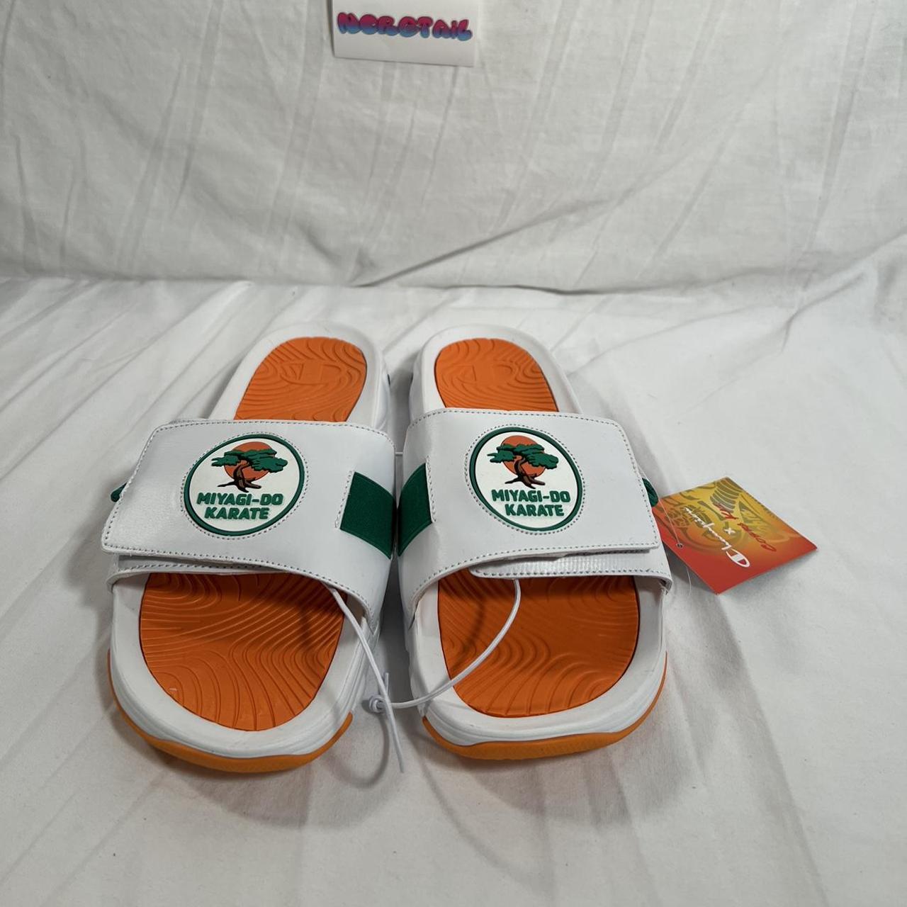 Champion slides orange hot sale