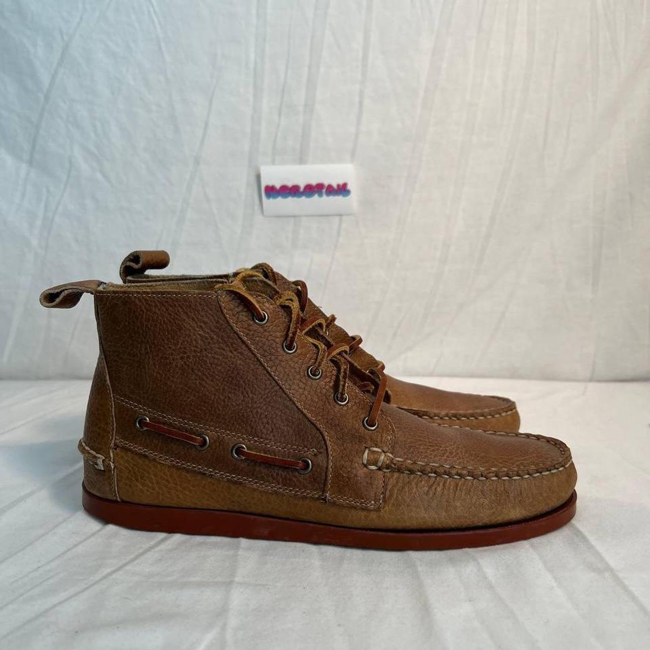 Allen Edmond Hagerstown Leather Moc Toe Shoes Size... Depop