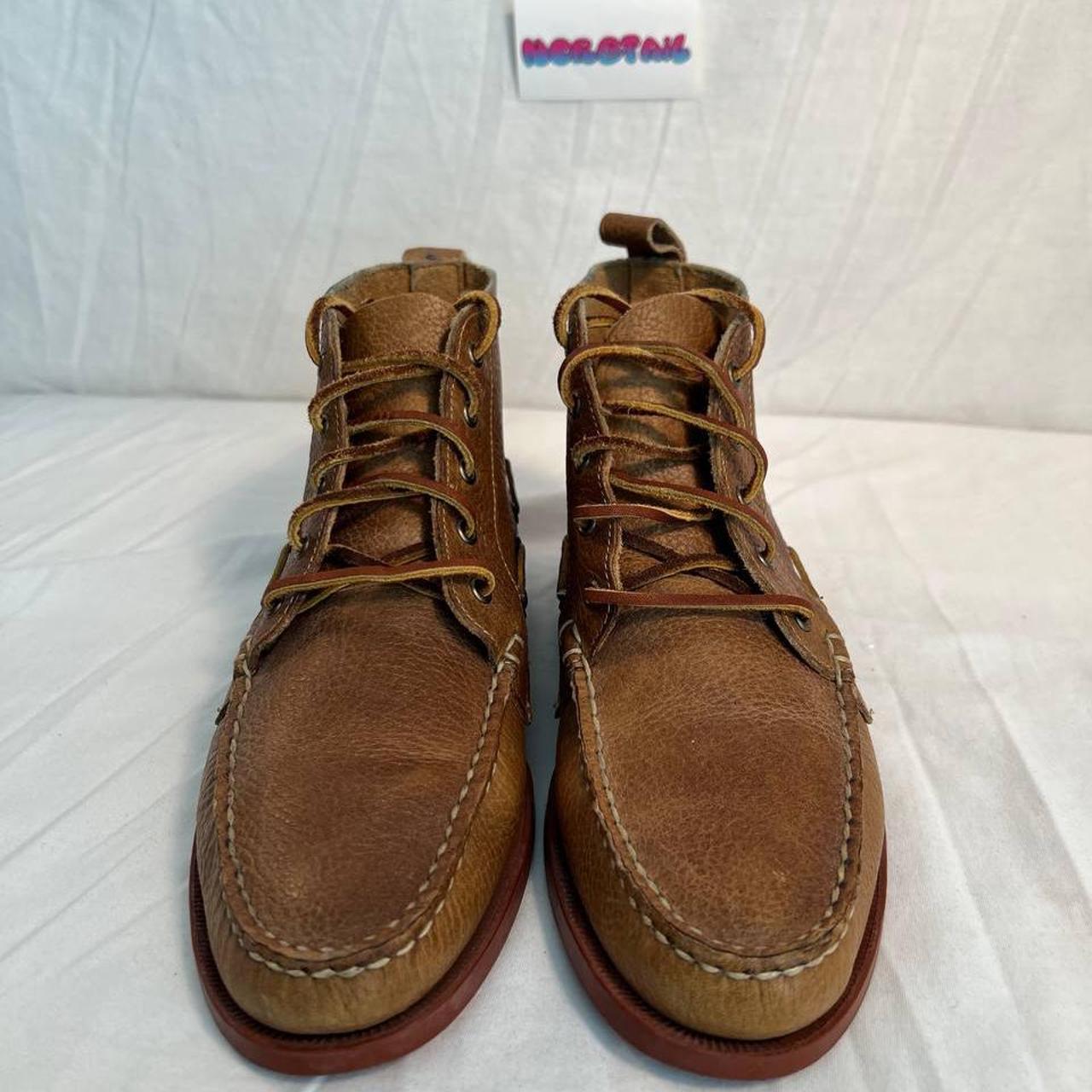 Allen Edmond Hagerstown Leather Moc Toe Shoes Size... Depop
