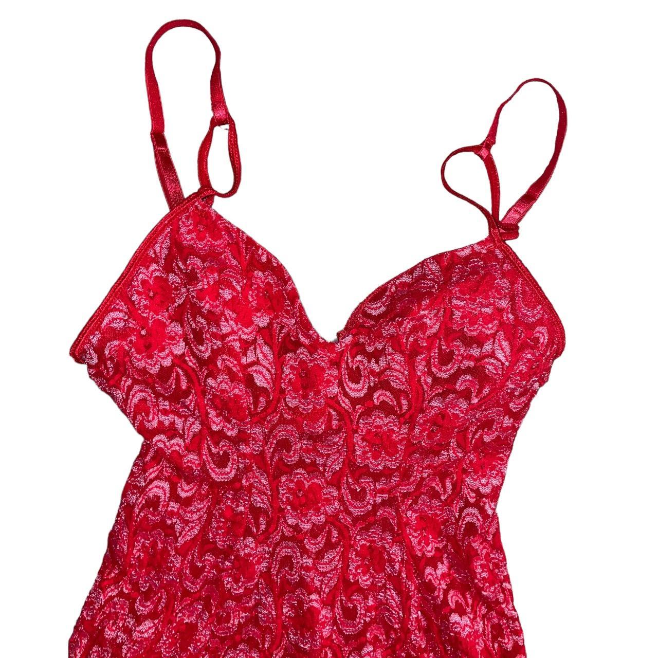 Frederick's of Hollywood Women's Red and Pink Nightwear (2)