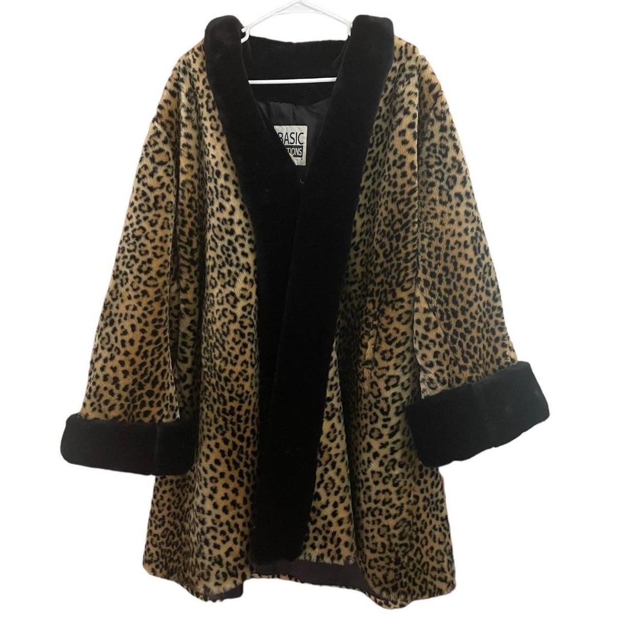 Vintage Long Cheetah Print Fur Coat 🐆 Super soft and... - Depop