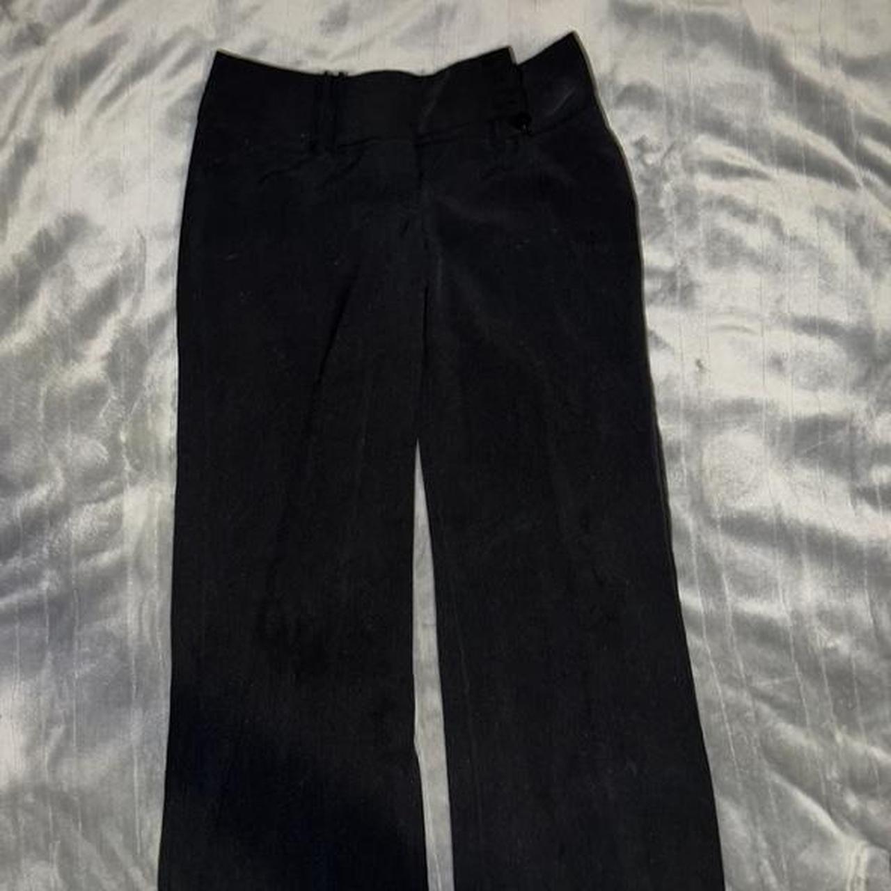 BCX Black wide leg pants. Size 5. - Depop