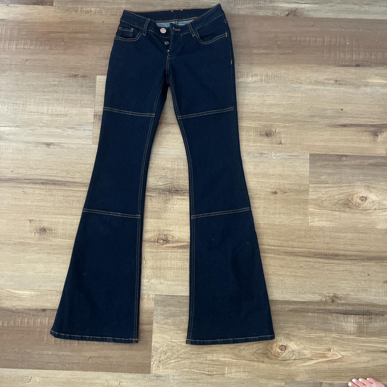 Von Dutch Authentic Patchwork Flare Jeans directly... - Depop