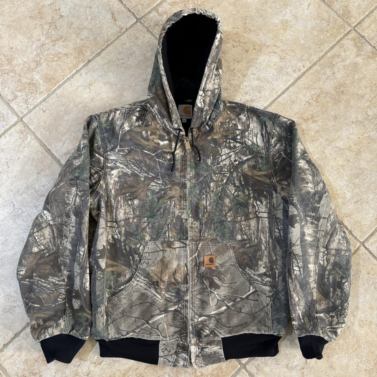 Carhartt Realtree Camo Jacket, JR220 USA Made...