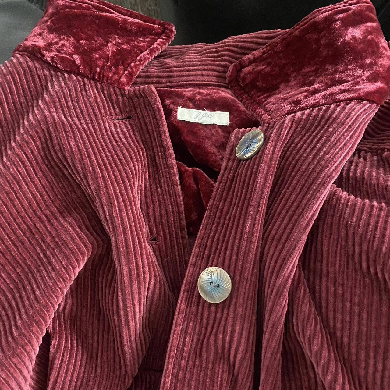 J. Jill XL red linen jacket. Super soft, - Depop