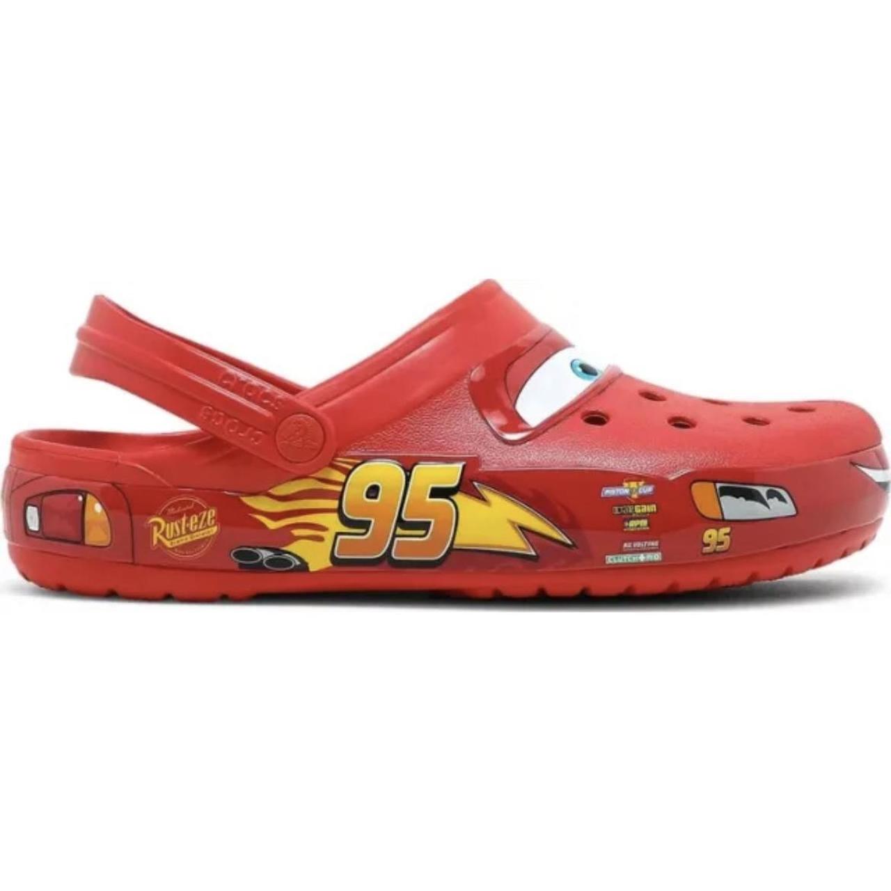 Size 10 Crocs Classic Clog Lightning McQueen Depop